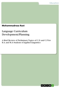 Language Curriculum Development/Planning